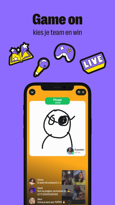 Yubo: Livestream met vrienden iPhone app afbeelding 6