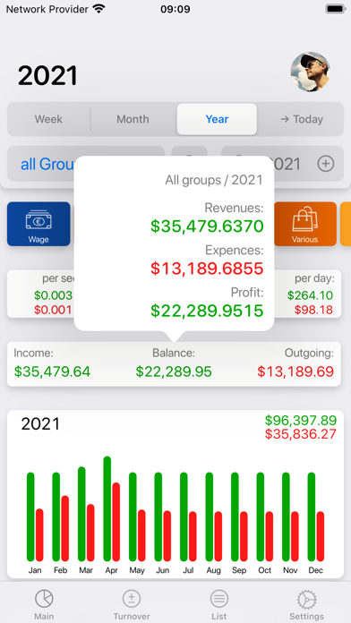 Live Budget - Money Manager Screenshot