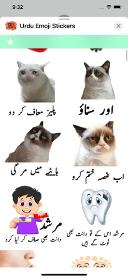 Game screenshot Urdu Emoji Stickers apk