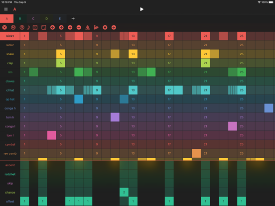 polybeat iPad app afbeelding 1