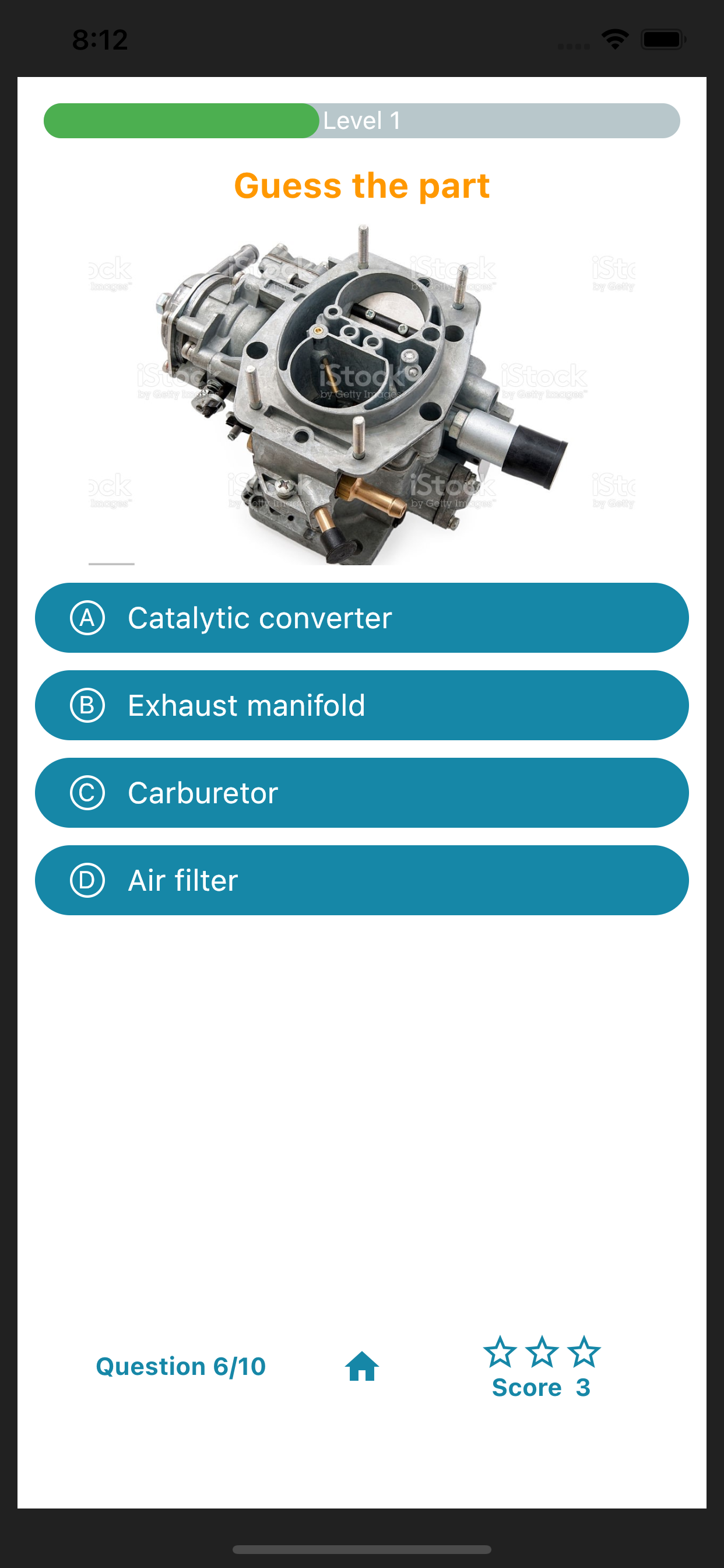 Mechanic quiz game