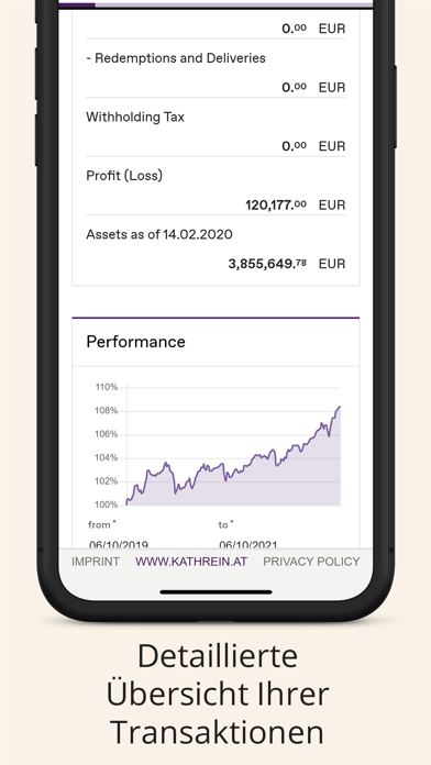 Kathrein mobile banking Screenshot