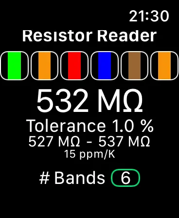 #3. Resistor Reader (iOS) di: JONOTHON CONE