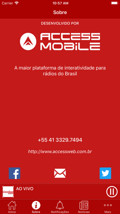 Rádio Caraíbas FM Screenshot