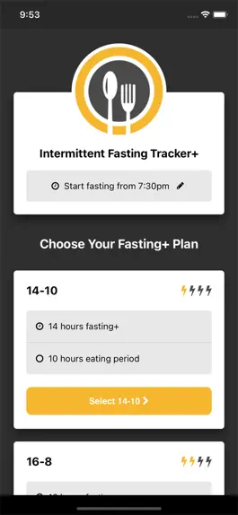 Game screenshot Intermittent Fasting+ Tracker hack