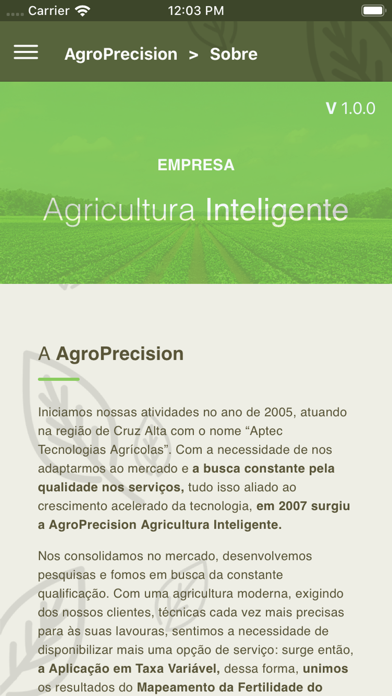 AgroPrecision Screenshot