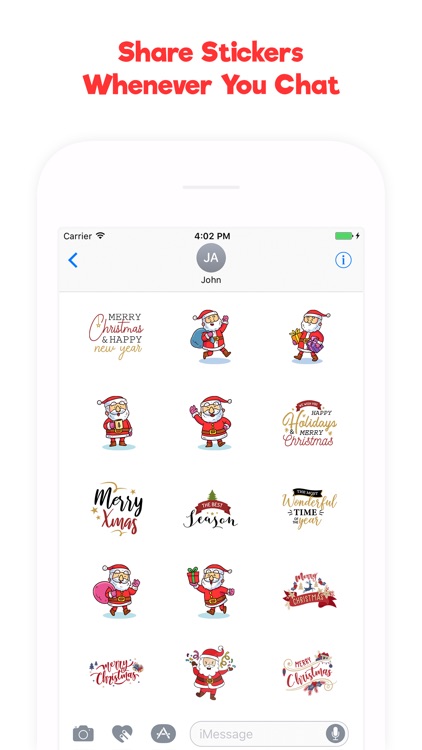 Hand Drawn Santa Emojis