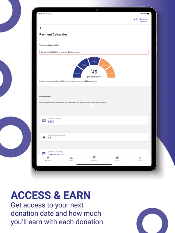 OctaApp – Donate Blood Plasma