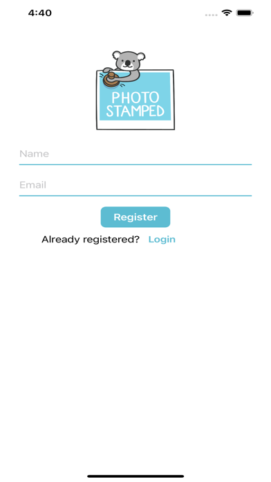 Photostamped Screenshot
