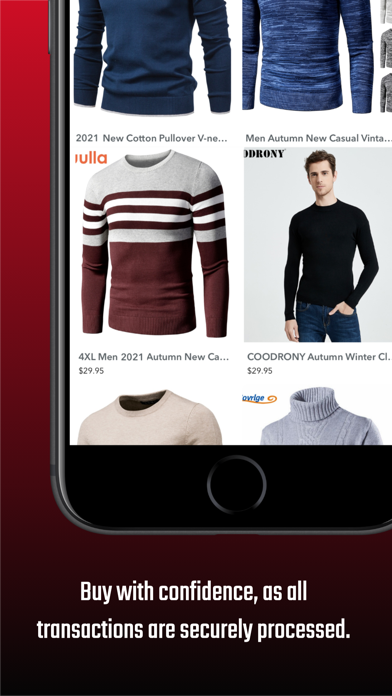 Cheap Men's Clothing Online Screenshot