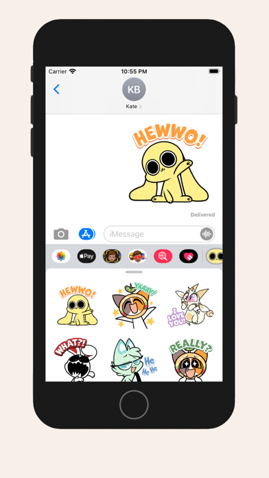 Screenshot #3 pour Chikn Nuggit Animated Stickers