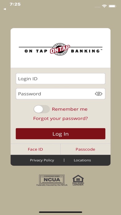 On Tap® Banking Screenshot