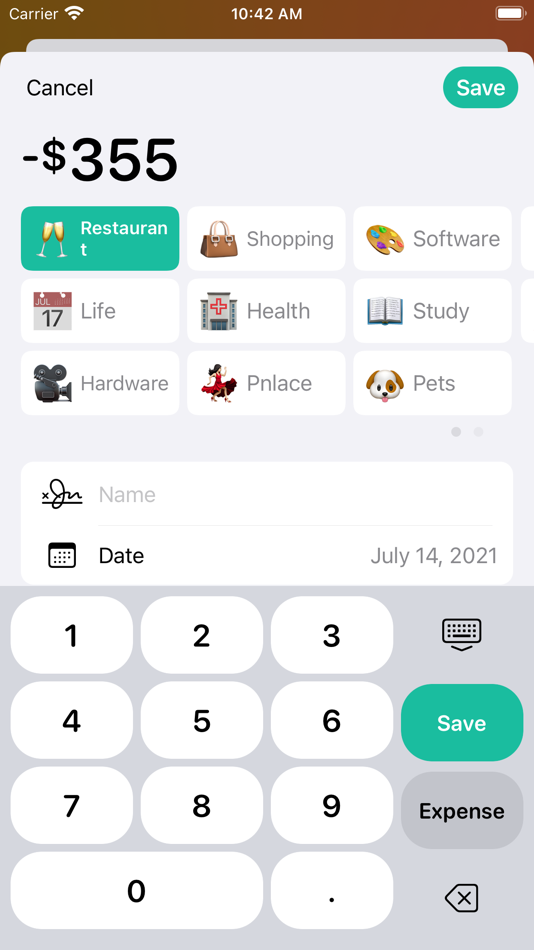 #5. Flow - Accounting App (iOS) 由: 玉栋 侯