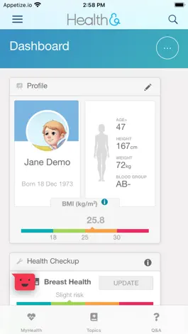 Game screenshot Health& mod apk
