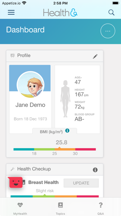 Screenshot #1 pour Health&