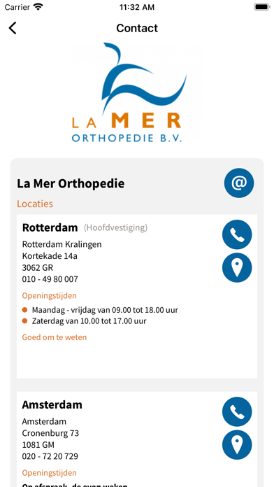 La Mer Orthopedie Screenshot