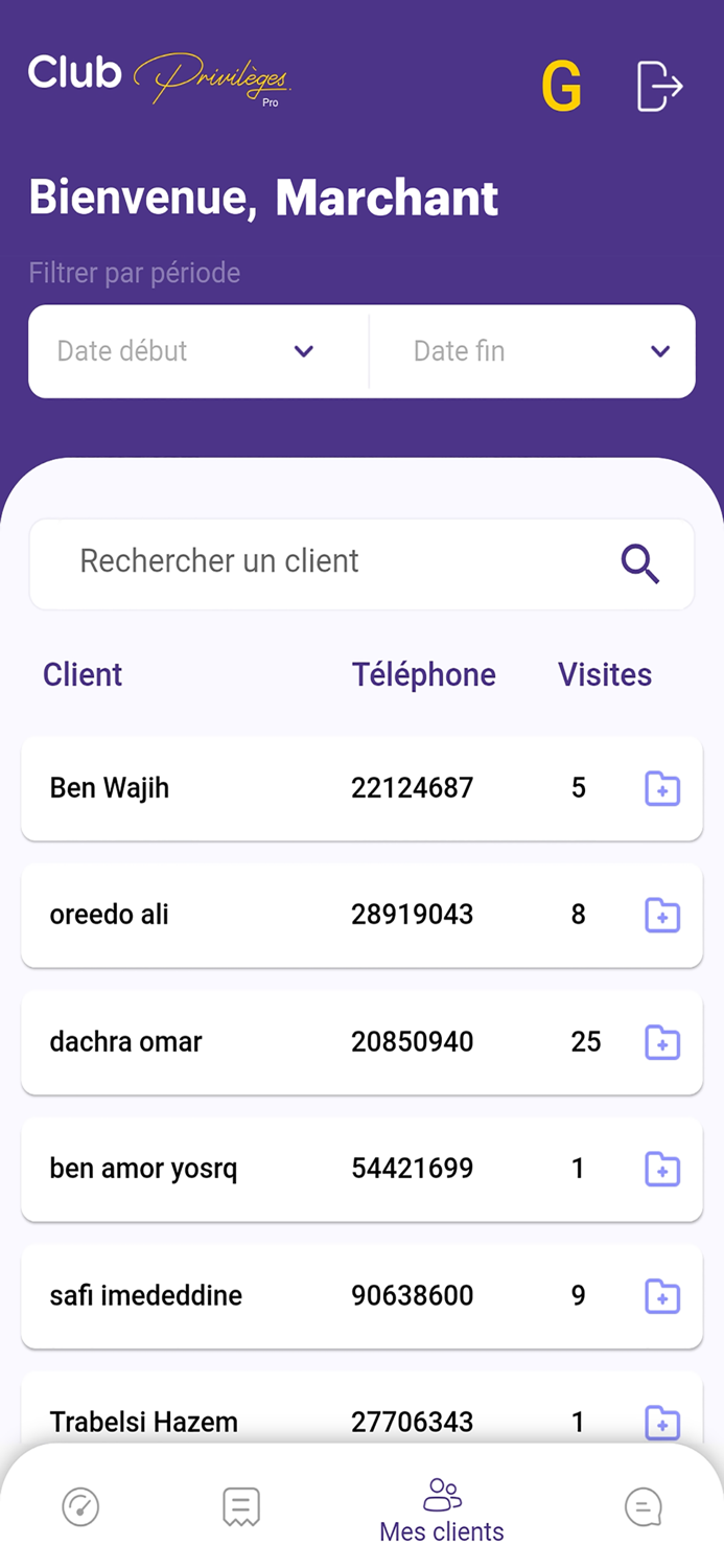 Marchand Club Privilèges