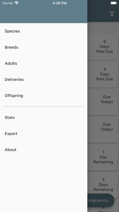Birthing Planner Screenshot