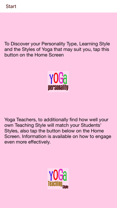 YogaPersonality Screenshot