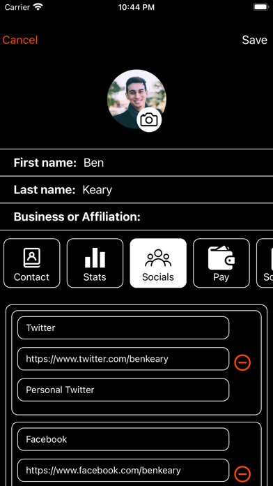 Amend iD Screenshot