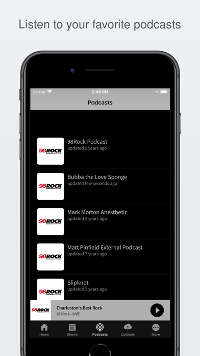 98 Rock FM Screenshot