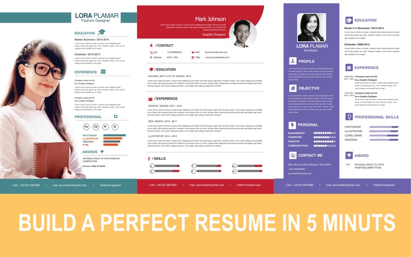 Screenshot #3 pour CV Resume Templates for Pages