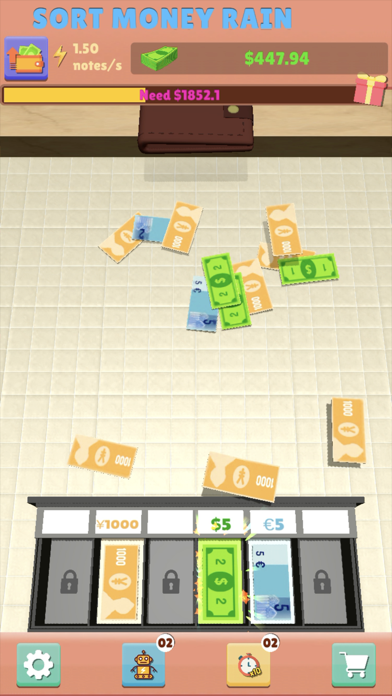 Screenshot #3 pour Sort Money Rain