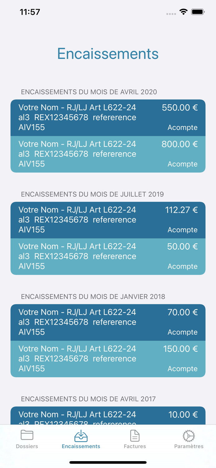 Cabinet dOrmane Client