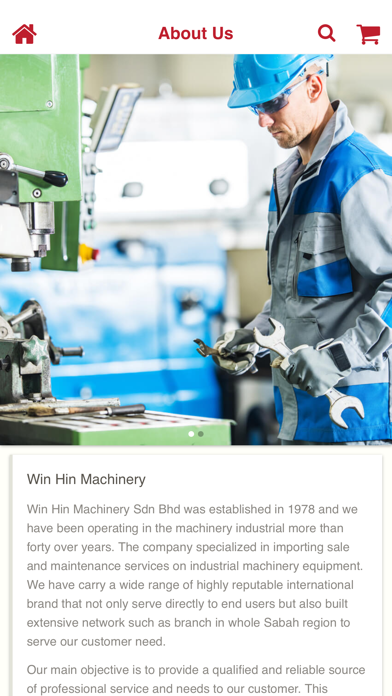 Win Hin Machinery Screenshot