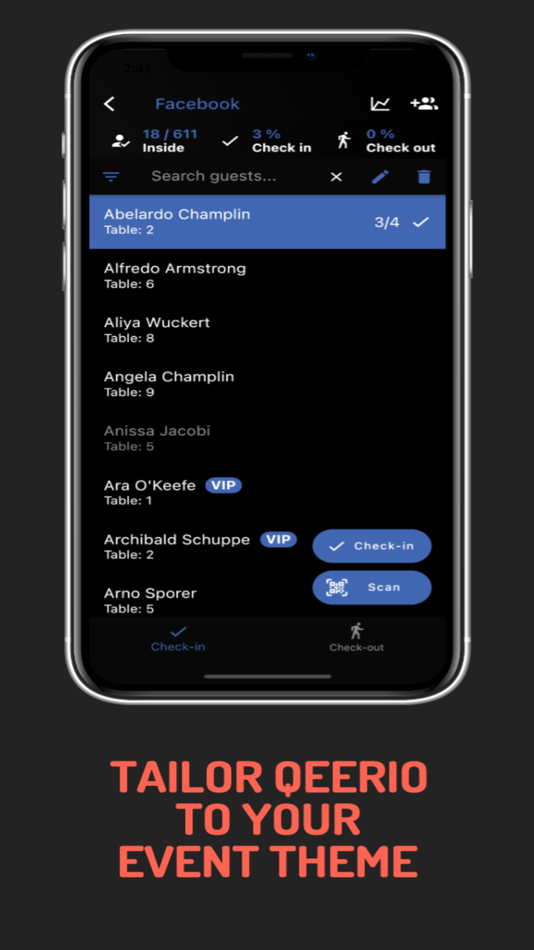 #5. Qeerio: Guestlist (iOS) 由: Tecky