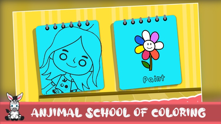 Girls Paint Coloring book