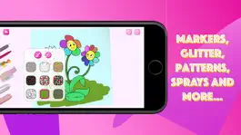 Game screenshot Girls Coloring Book Draw on go apk