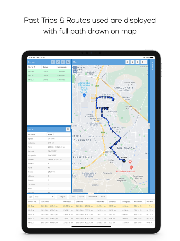 E-Tracking - Live View Tracker