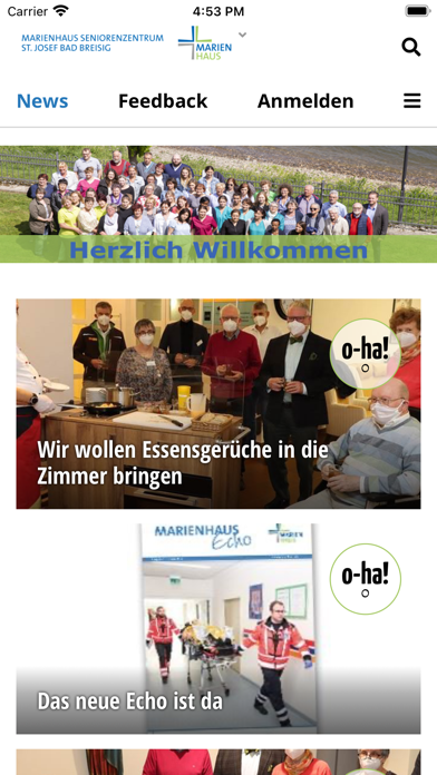 Marienhaus Seniorenzentrum Screenshot