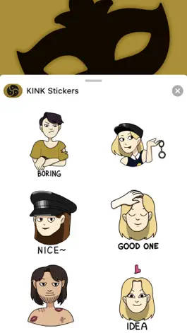 Game screenshot Kink stickers (BDSM People) apk