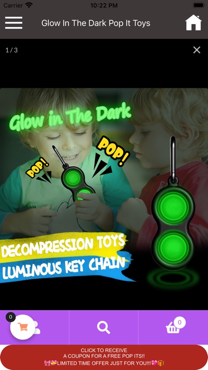 Glow In The Dark pop It Toys screenshot-6