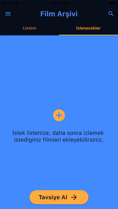 Film arşivim Screenshot