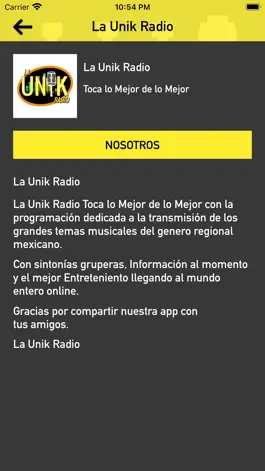 Game screenshot La Unik Radio apk