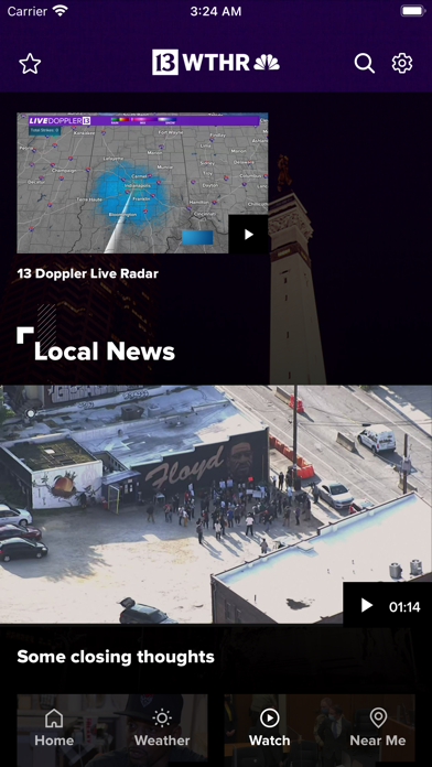 Indianapolis News from 13 WTHR Screenshot