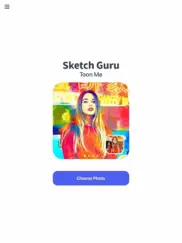 cartoon photo - sketch guru ipad capturas de pantalla 1
