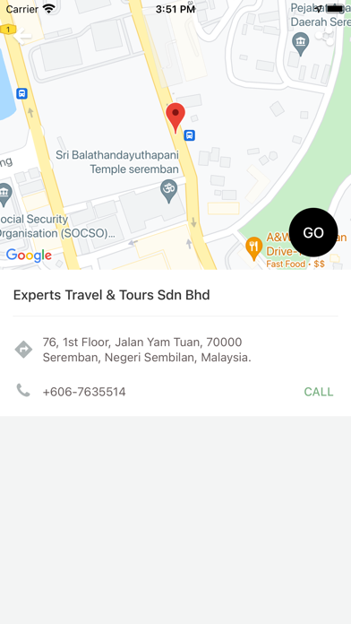 Experts Travel Screenshot
