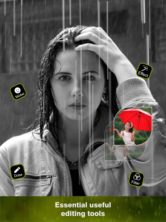 Rain Effect Photo Editor