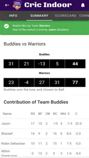 cric indoor iphone screenshot 4