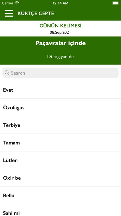 Kürtçe Cepte Screenshot