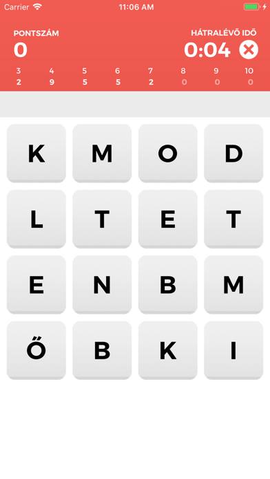 Szókereső (magyar) Screenshot