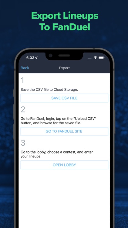 LineupHQ FanDuel DFS Optimizer screenshot-6
