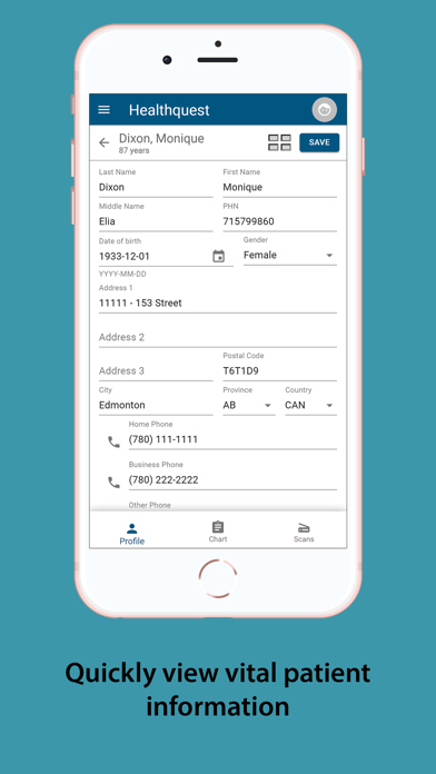 Healthquest Online Screenshot