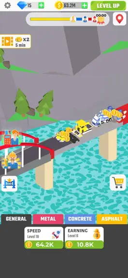 Game screenshot Bridge idle: Build simulator apk