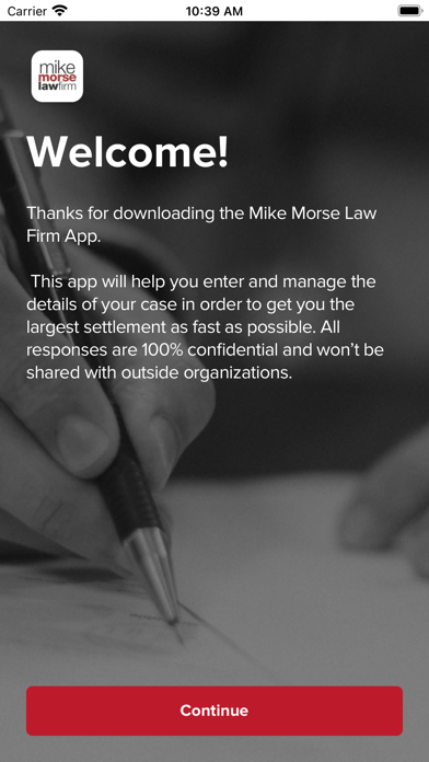 Mike Morse Law Firm Screenshot