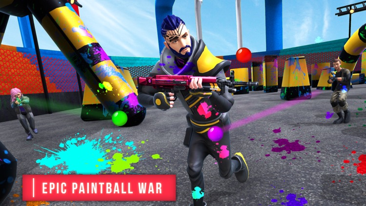 Arena Paint Ball Shooting 3D